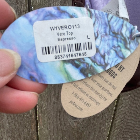 Prana Vero Bikini/ Yoga Top New with Tags Size Large Size Chart in Photos - Picture 12 of 15